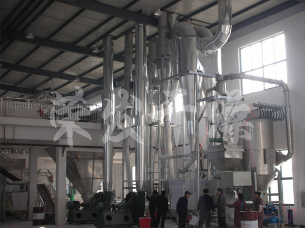 糯米粉氣流干燥機干燥生產線