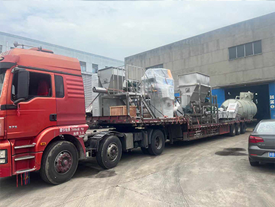 蘭州20型閃蒸豆渣烘干項(xiàng)目完成組裝試運(yùn)行