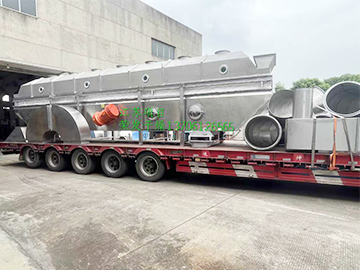 榮發(fā)干燥江蘇項(xiàng)目木薯貓砂專用烘干機(jī)發(fā)貨現(xiàn)場！